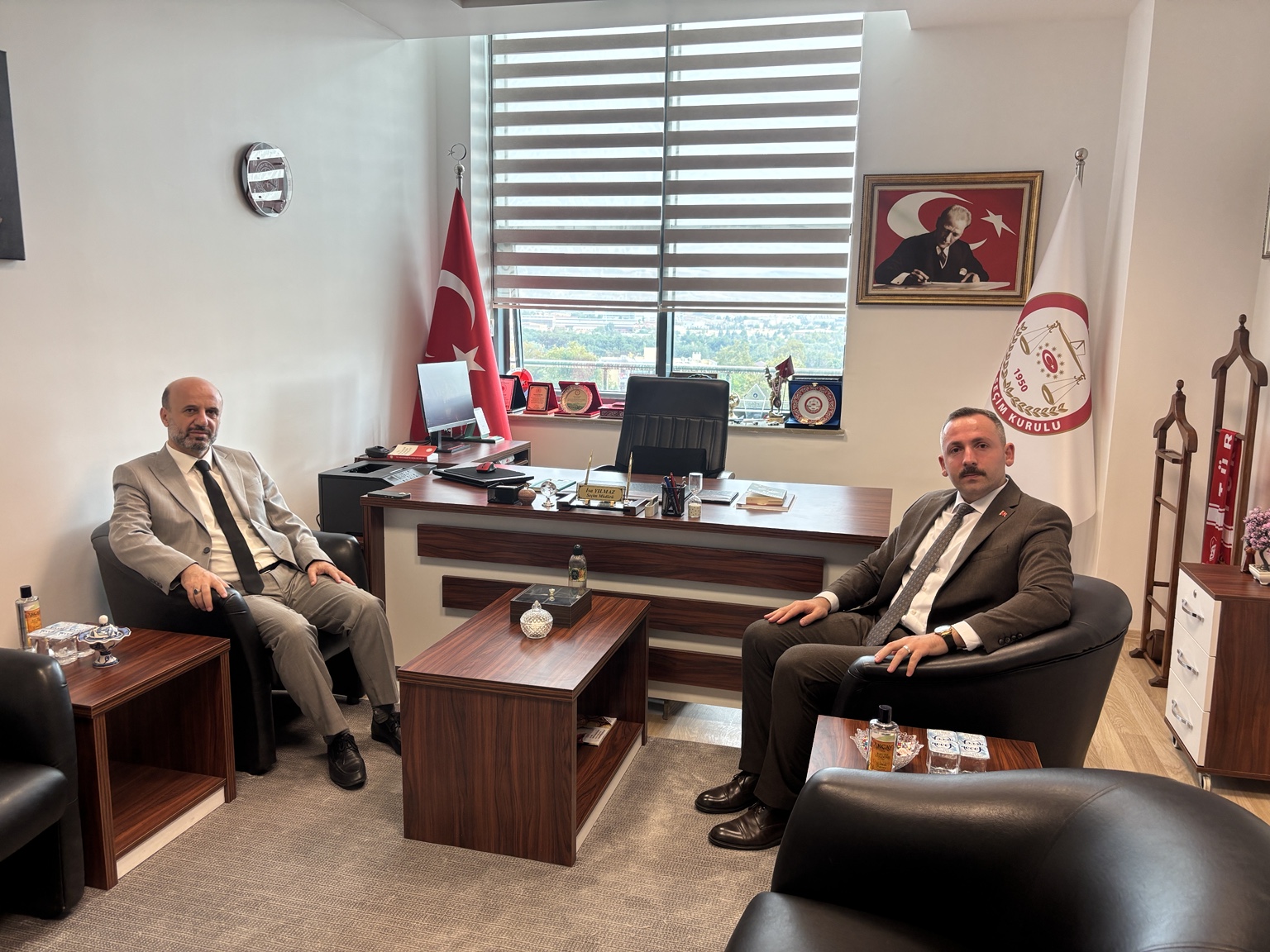 Kırıkkale İl Müftüsü Abdurrahman Kotan’ın İsa Yılmaz’a iadeiziyareti