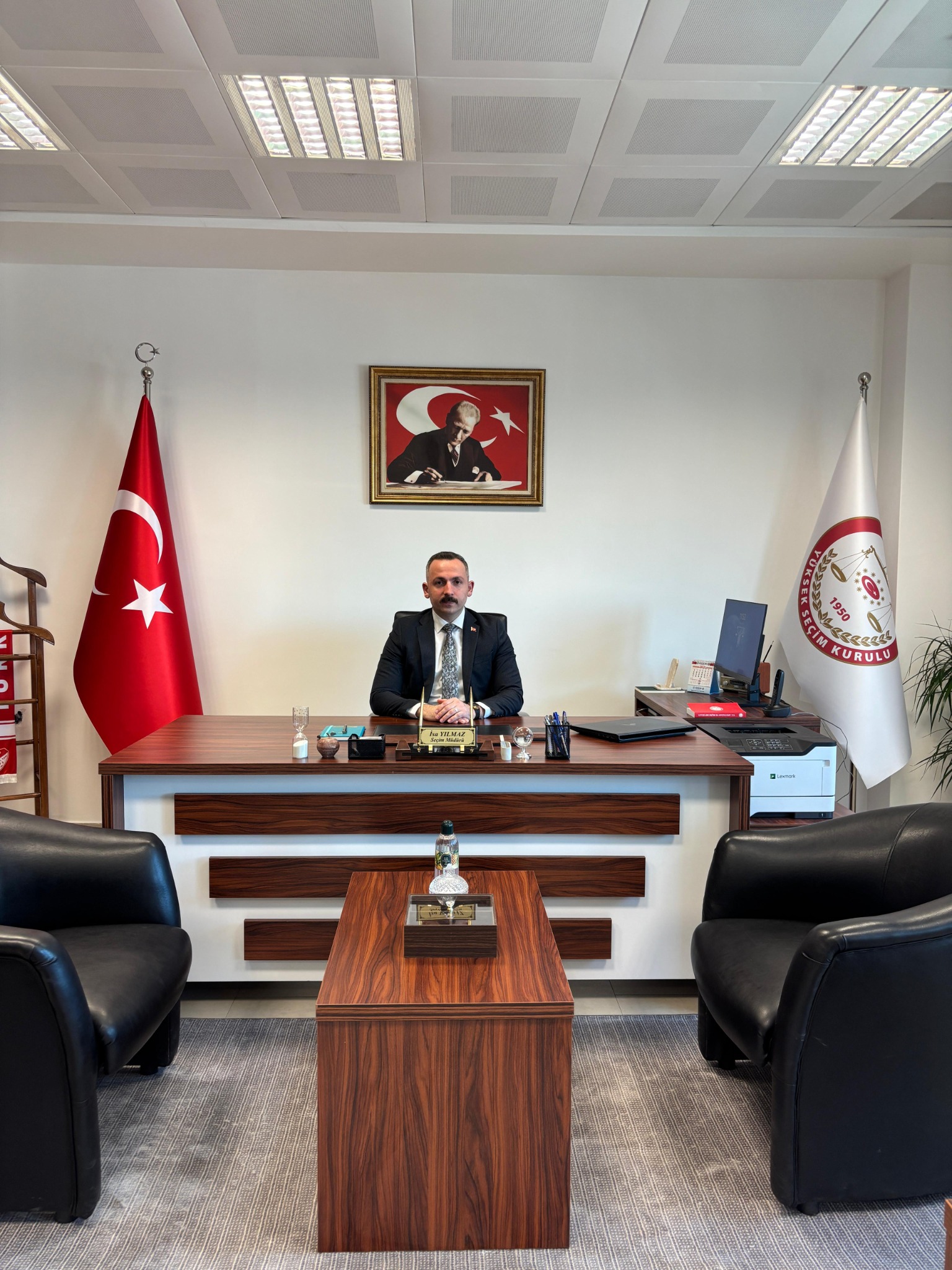 İsa Yılmaz, Kırıkkale İl Seçim Müdürlüğü makamında